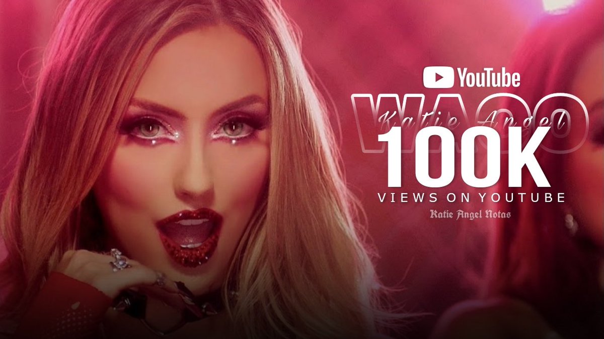 KatieAngelNotas's tweet photo. #KatieAngelNotas
❤️🔥"Waoo" (Official Video) de @IamKatieAngel ha superado las 100 Mil🔥 views en YouTube.
#Waoo #KatieAngel #Preciosuras #AngelsArmy #WaooKatieAngel #OsoWorld https://t.co/UApDgEXsCC