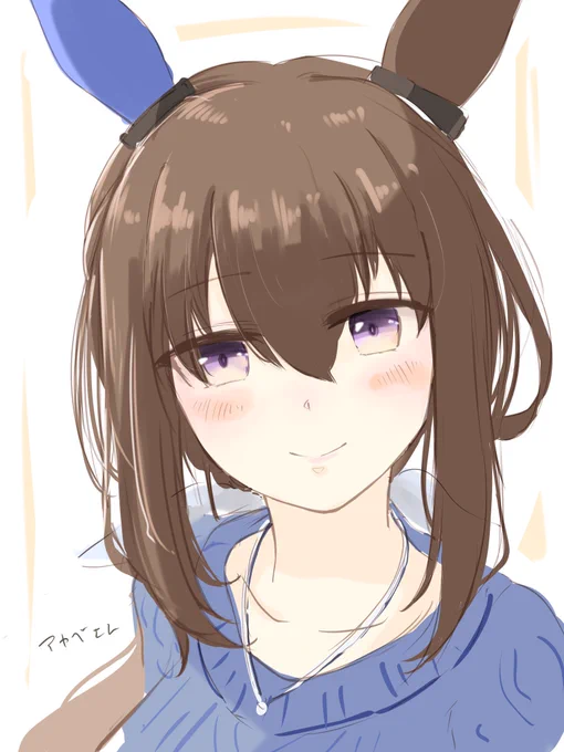 #上手いとか下手とかそういうのは関係なく自分が気に入っている絵を4枚選ぶ
スペースの話の流れで描いてちゃんと投稿してない絵も結構あって、だいたい15分〜ワンドロですがライブ感あって気に入ってます
シチュエーションが謎だったりするのは会話内容をホストの推しに合わせてたからですね 
