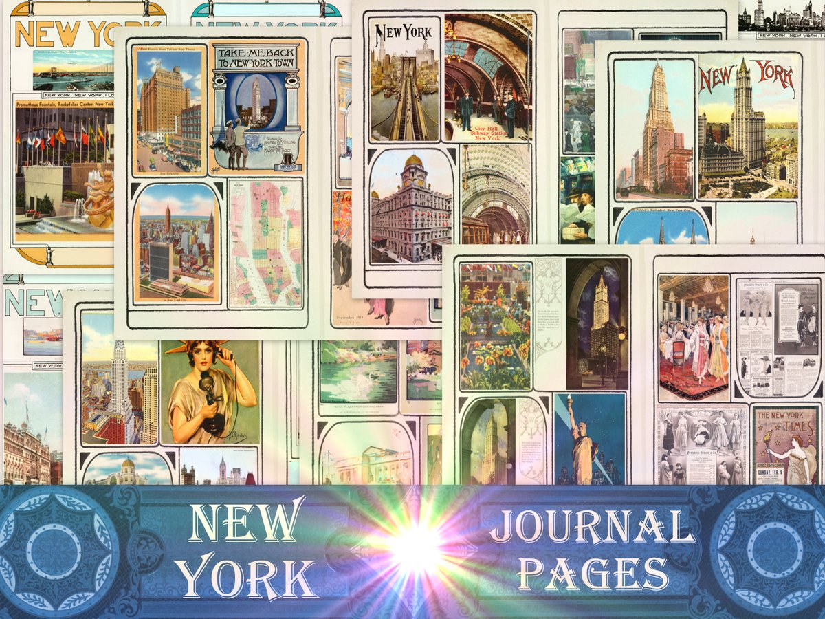 Unique New York junk journal kit 🇺🇸  Victorian art
#MoonWoodsShop #etsyshop #printables #journaling #scrapbooking  #NewYorkCity  #vintagemagazine  #digitalart #BuyIntoArt #rtArtBoost #shopsmall
etsy.com/de/listing/143…