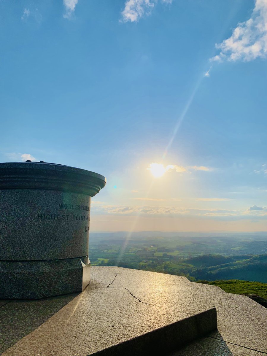 Spring has finally sprung! What a beautiful sight from the top of the beacon #spring #nature #malvern #malvernhills
