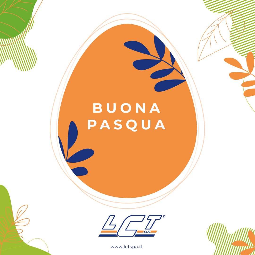 LctSpa's tweet photo. Auguri di Buona Pasqua da LCT SpA!
#lctspa
#auguri https://t.co/7v4PkfmL3s