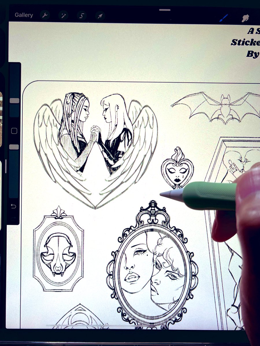 New sticker sheet in progress ✍️ 