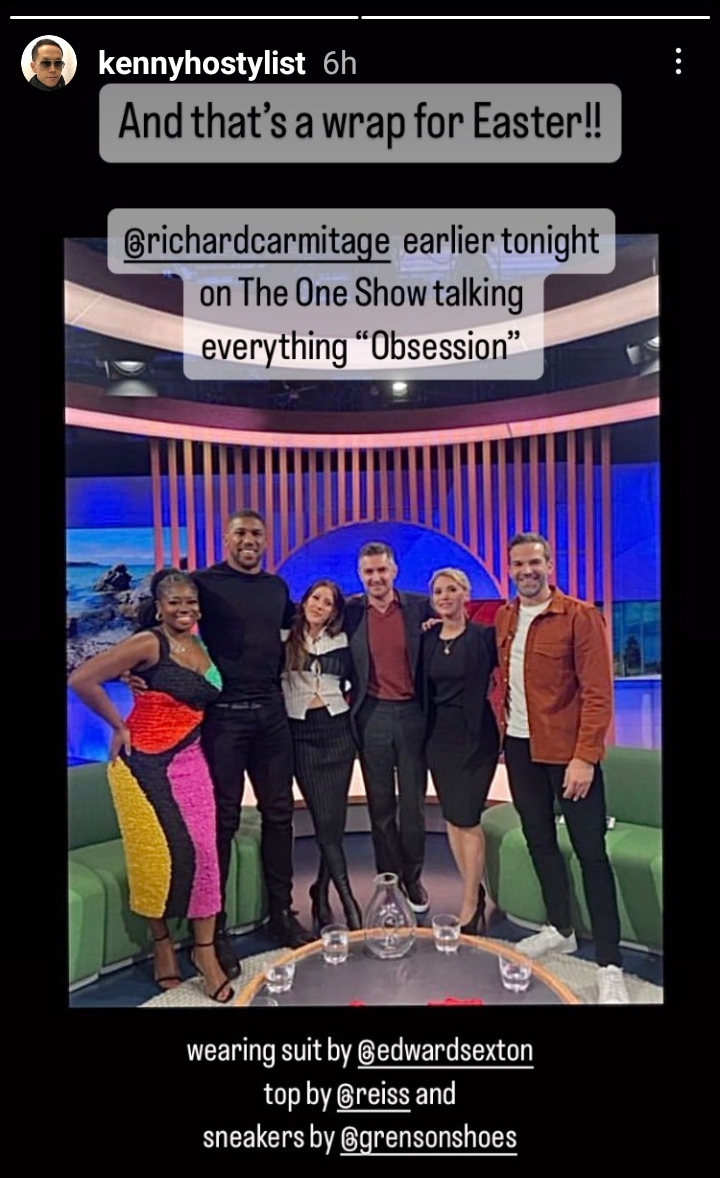 RABulgaria's tweet photo. From @KennyHoStylist IG stories, #RichardArmitage on The One Show:

Suit ➡️https://t.co/ryR4F9JzAo &amp; (maybe) https://t.co/LmFC8Rc7bt
Top ➡️https://t.co/HNf6yFdS0g
Sneakers ➡️https://t.co/wEXMMtmT2c

#NetflixObsession #ObsessionNetflix #CharlieMurphy https://t.co/gD625ZDeQ1