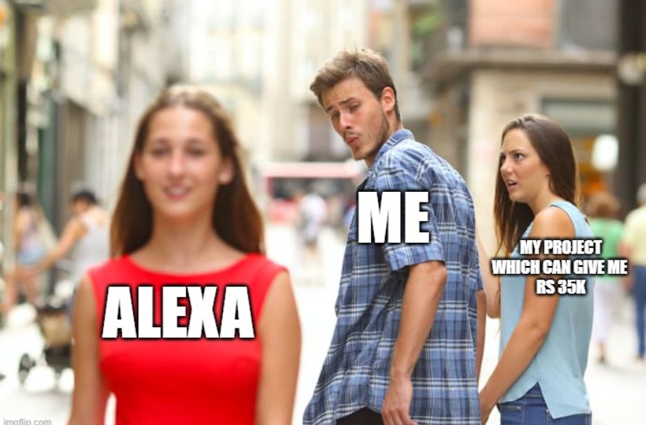 rachitavya's tweet photo. @HackTheLeague #HackTheLeague #htl
Meme banao, alexa pao !!! https://t.co/QfjITgHt4k