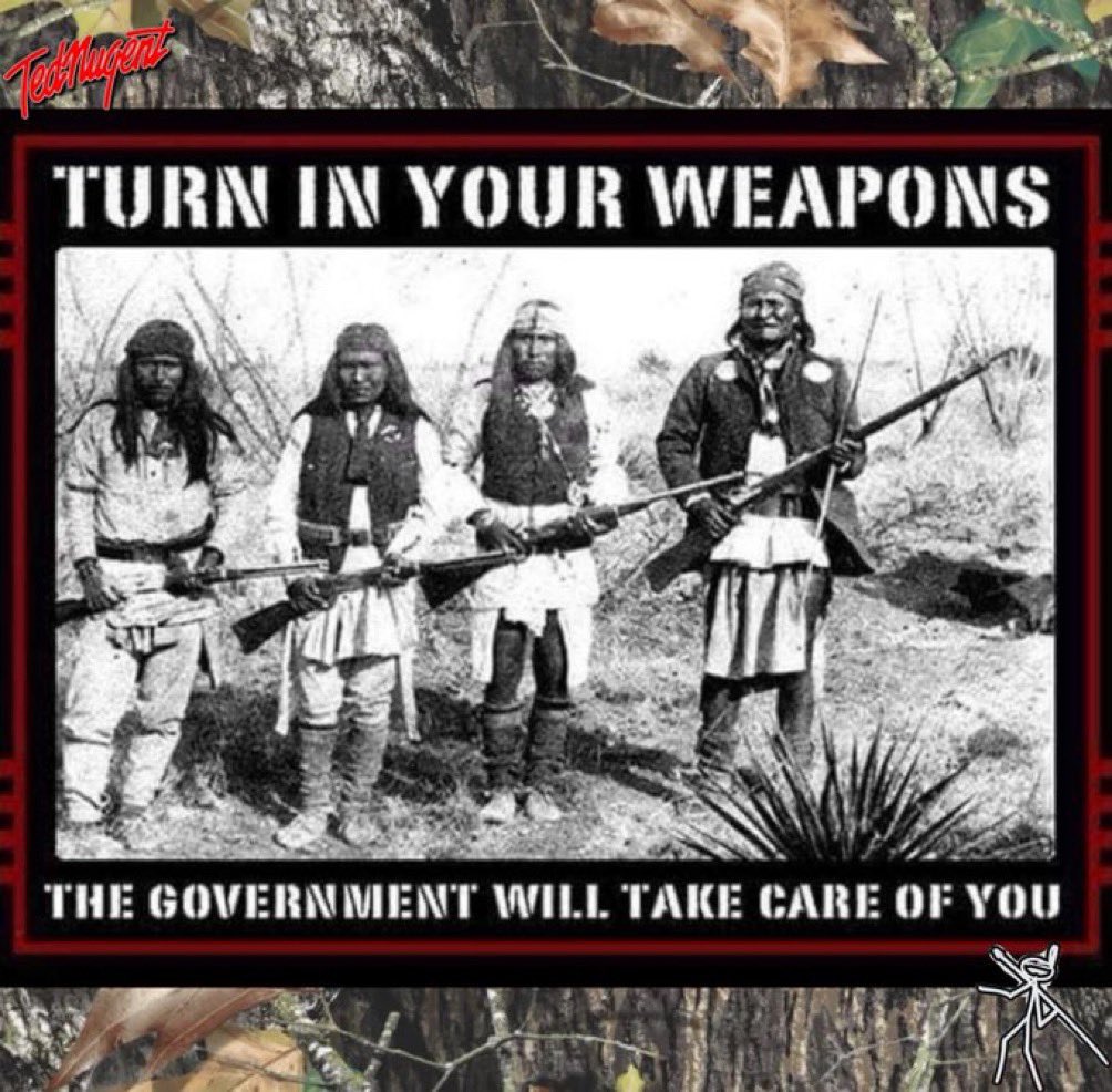 GrammyBridge's tweet photo. @JoeBiden Most Americans know that criminals do not obey any laws, period.
Most Americans see this as a Government agenda to have control of all guns.
Most Americans know the history when the Government achieves this.
#GunControlAgenda
#2AShallNotBeInfringed https://t.co/9lzYSKYWuU
