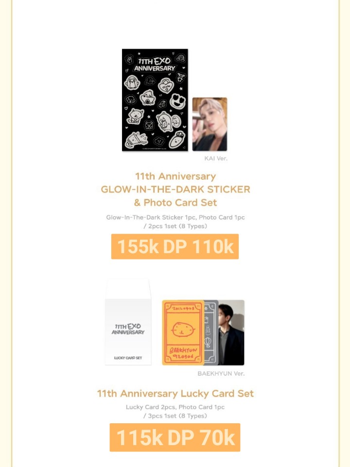 ananst_id's tweet photo. [PO NEW PRICE] MD EXO Debut 11th Anniversary

🚨 Harga ada di Foto 🚨

✅ Bersih Ina
✅ Pilih Member (Tulis Di Form)
✅ GO Line
✅ Freebies
❌ Packing
🏠 Jogja

🖇️ Form Order : https://t.co/JLG6BY1TGX

T. WTS Ring Lucky Card GITD Xiumin Suho Bakehyun Chen Chanyeol D.O Kai Sehun https://t.co/NS6eSSNitS