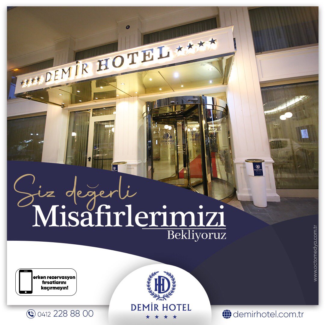 #tarihinmerkezinde #demirhotel #diyarbakır #konaklama #hotel #otel #1963tengünümüze #oteldiyarbakır #konaklamadiyarbakır #octomedya