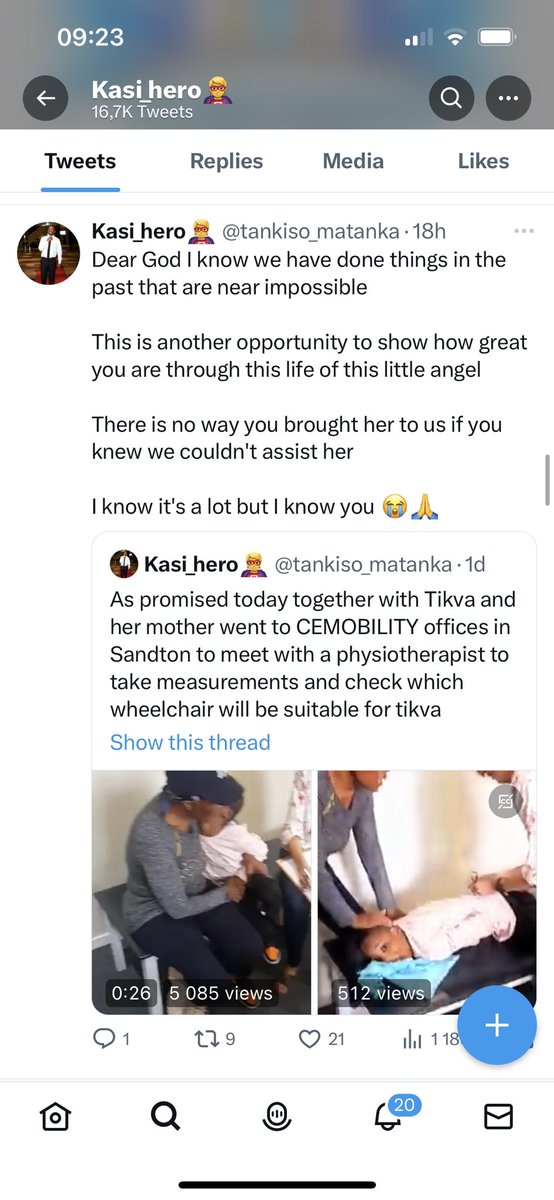 demijacobs26's tweet photo. If you can, please do ❤️ Another little life that could do with some help! Follow @tankiso_matanka to see Tikva’s story https://t.co/sCRQZ07Xkg