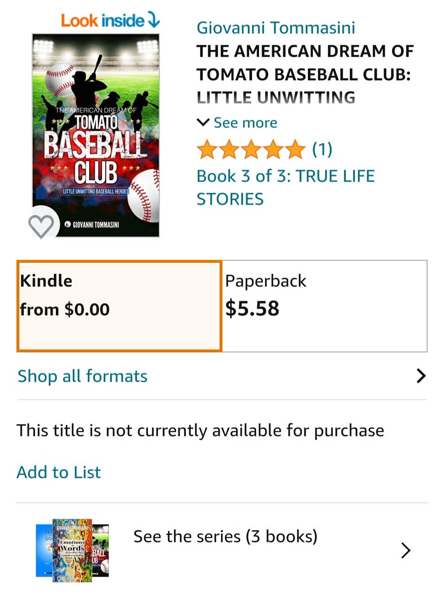 GioTomma's tweet photo. #ebookfree
Those who played #baseball are special persons.
When you will get to the end of this #book, you will understand why.
#Truelifestories https://t.co/ZXGFB9MSSZ
#Theamericandream:
https://t.co/jTgNmXowAp
#nationalbeerday #starwar #BandcampFriday https://t.co/VACjpJAcTU