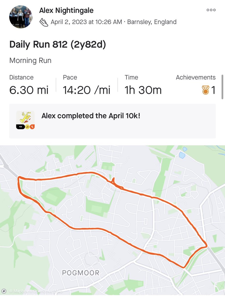 Mr Nightingale has clocked up 28 miles for the Gritcliffe Challenge this week already. Not bad to say he’s got a newborn… We hope Finley has made it out with you too (start them young)! #TrekForTemplar <a href="/WmsHouse/">WMSHouse</a>