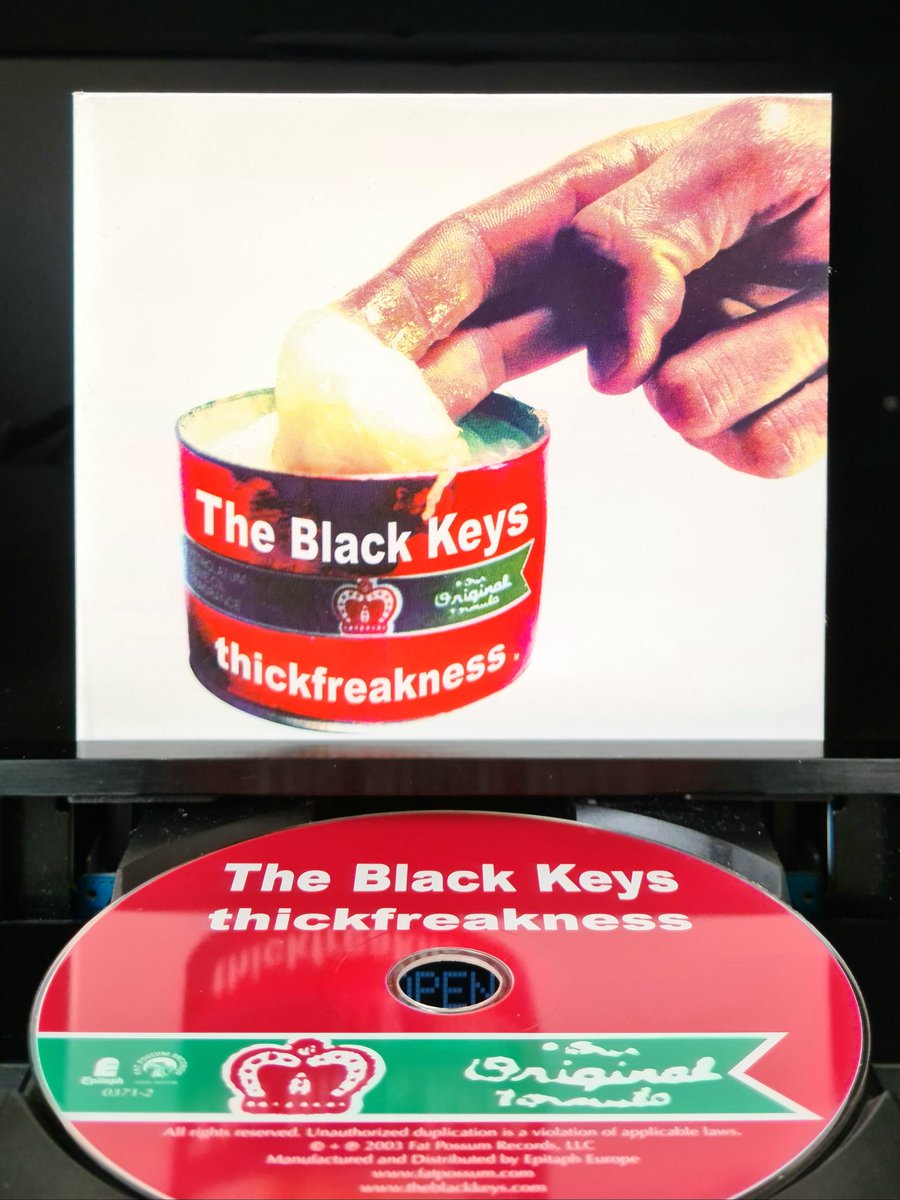 🗓️ 20th anniversary! (April 8, 2003)
💿 The Black Keys - Thickfreakness
🎶 It's a hard row to hoe by yourself
#TheBlackKeys