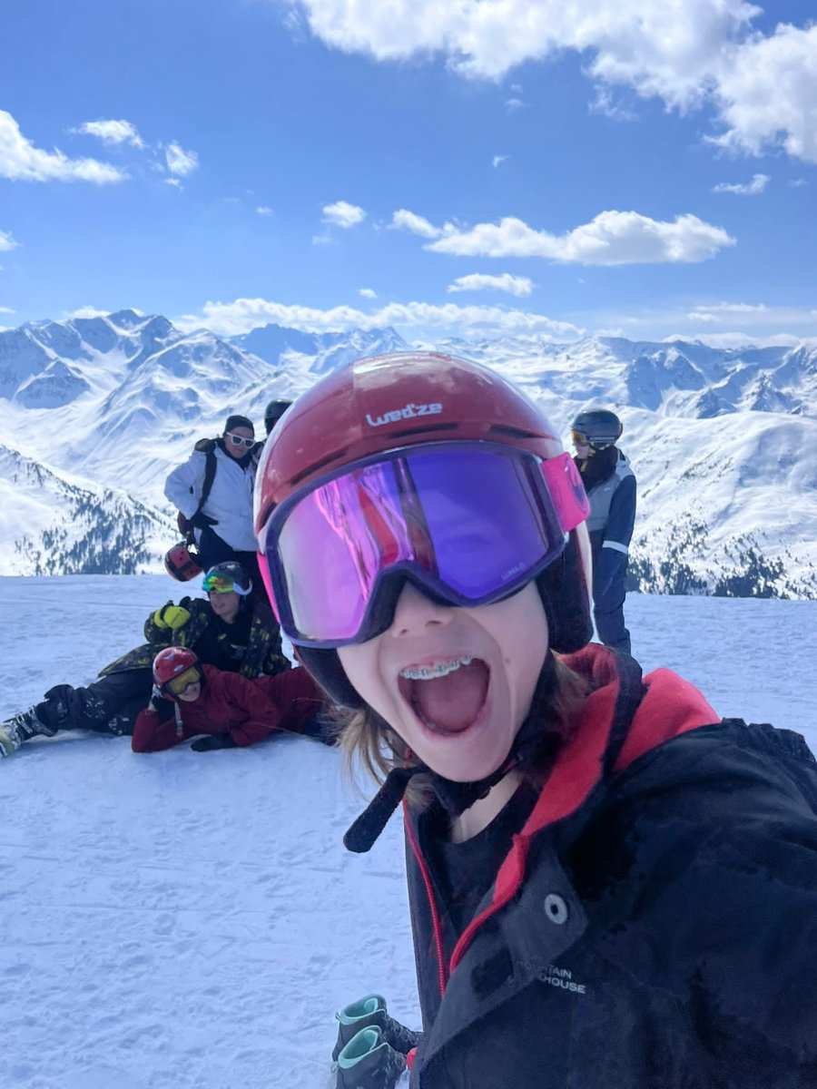 chessington_sch's tweet photo. Ski trip update: waiting in a queue of coaches … here are some more ski pics! #chessski23 https://t.co/E3q9F8kAsW