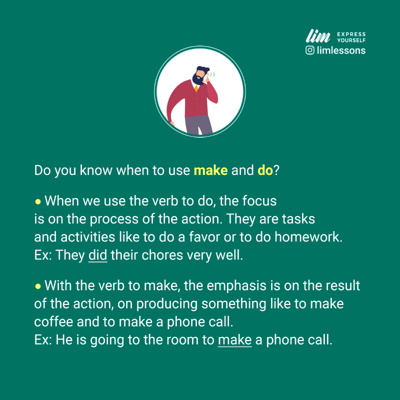 limlessons's tweet image. #LearnEnglish 🙂
#learnenglish #confusingverbs