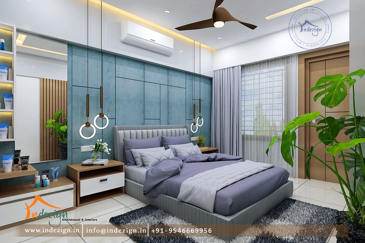 Indezign3's tweet photo. A well-designed bedroom can promote better sleep and improve overall well-being. Design your favorite bedrooms with creative designs  Call us now to know more about home interiors and trending styles: 📞+91 9946 6699 56 Visit Us: https://t.co/n4CwWEPzkF#bedroomdesign https://t.co/cacL4MoDtV