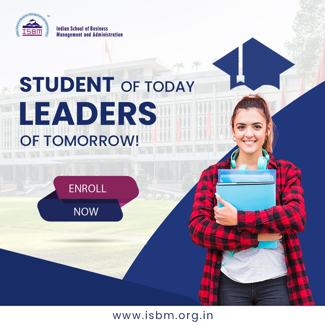The world needs leaders who are resilient, adaptable, and innovative – and ISBM students are just that!

Enroll now, isbm.org.in 

#isbm #isbma #institute #students #leaders #leaderoftomorrow #resilient #adaptable #innovative #studentsprogress #success #enrollnow