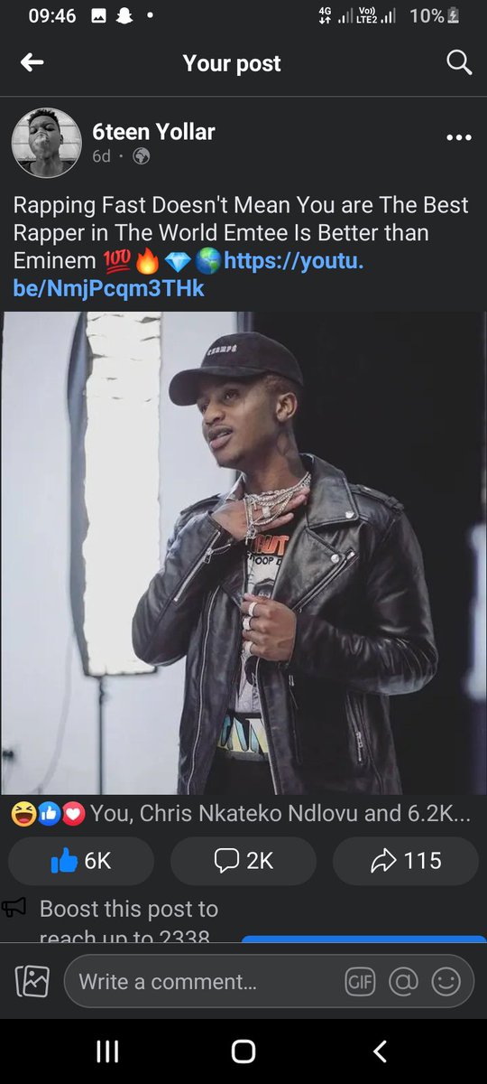 6teenYollar's tweet photo. @emteerecords 
Rapping Fast Doesn't Mean You are The Best Rapper in The World Emtee Is Better than Eminem 💯🔥💎🌎https://t.co/uTP0crQAMJ https://t.co/P1WcxkqP9o
