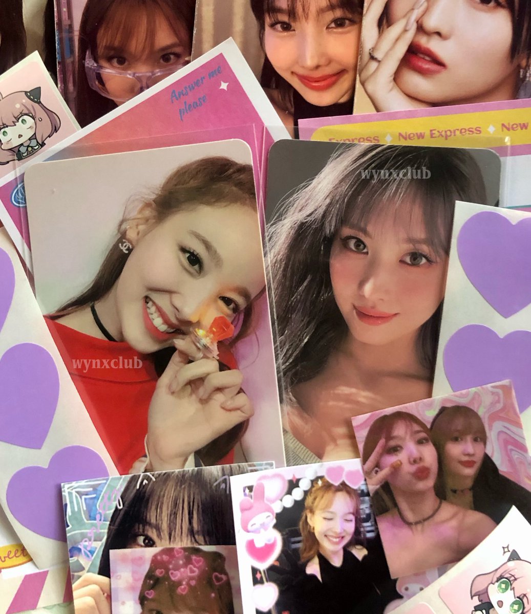yooyeogurt's tweet photo. 🦋 #wynxmails

✨ #fromkami from @kamihawhee
nayeon ringpop and momo b1&amp;2 along with a vast assortment of freebies arrived safely. thank you! https://t.co/dRr7dQx6wZ