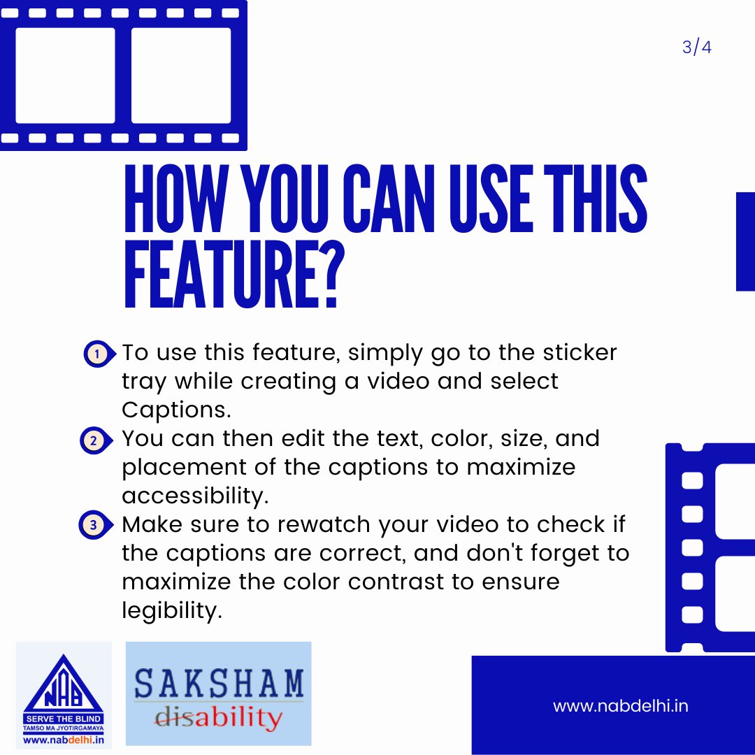 nabdelhionline's tweet photo. Did you know that Instagram has a feature that automatically captions your Stories and Reels?
.
.
#nabd #nabdelhi #instagram #reel #instagramstories #instareel #caption #Accessibility #InstagramAccessibility #CaptionSticker https://t.co/cIc0BRuqwJ