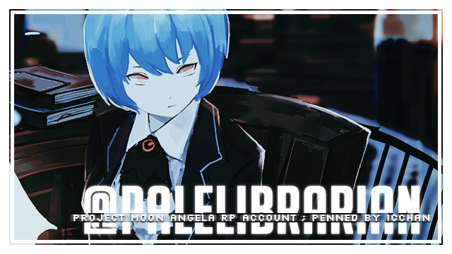 ㅤ
ㅤ ㅤ                                      If you're gonna control me
                                    At least make it interesting theatrically
                           [ PALELlBRARIAN.📕 || #PROJECTMOONRP ]