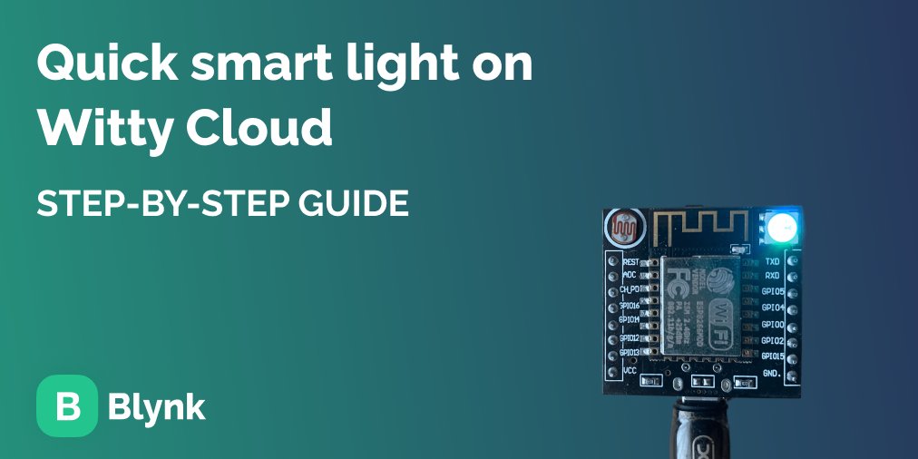 blynk_app's tweet photo. 💡How to make a quick #smartlight prototype on #blynk with just a single #wittycloud board?
We prepared a step-by-step tutorial for you! Try it out now 👇
https://t.co/Jqe3hG1sCE
#iot #iotplatform #iotapp #iotdevelopment #esp8266 #diy #doityourself @EspressifSystem https://t.co/5sgHgEwjiO