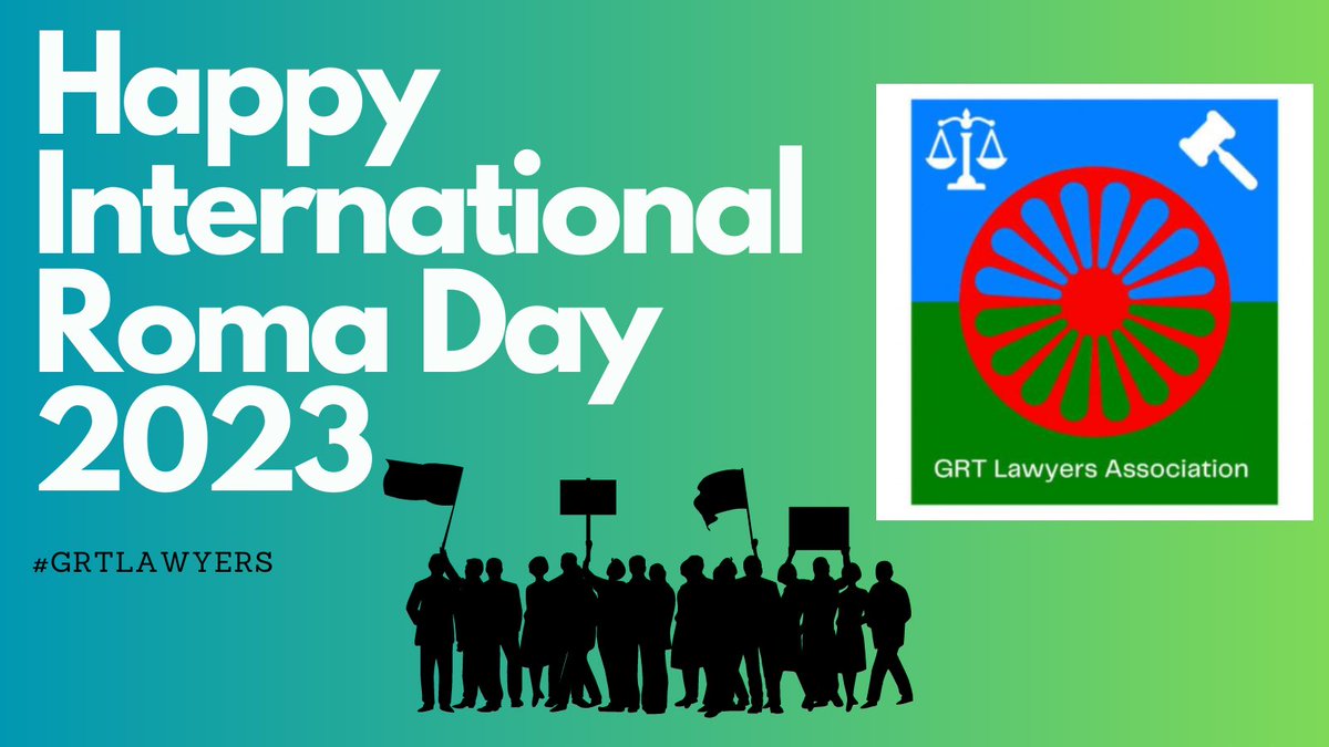 From the GRT Lawyers Association, we wish everyone a Happy International Roma Day! Today,  we share our #GRT identities, dispel stereotypes & commemorate victims of past and present #racism. The fight for #equality continues. #InternationalRomaDay #GRTLawyers