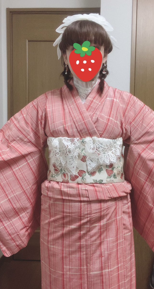 skimono2's tweet photo. いちごミルクなコーデです🍓🥛
#いちご狩りコーデ

半幅帯 #おりびと
着物 #今昔きもの大市
イヤリング #GingerSyrup
帯揚げ #Tsubakian
ヘアリボン #MelodyBasKet

#きものパーティーツイオフ https://t.co/vkuIl2Bzbu