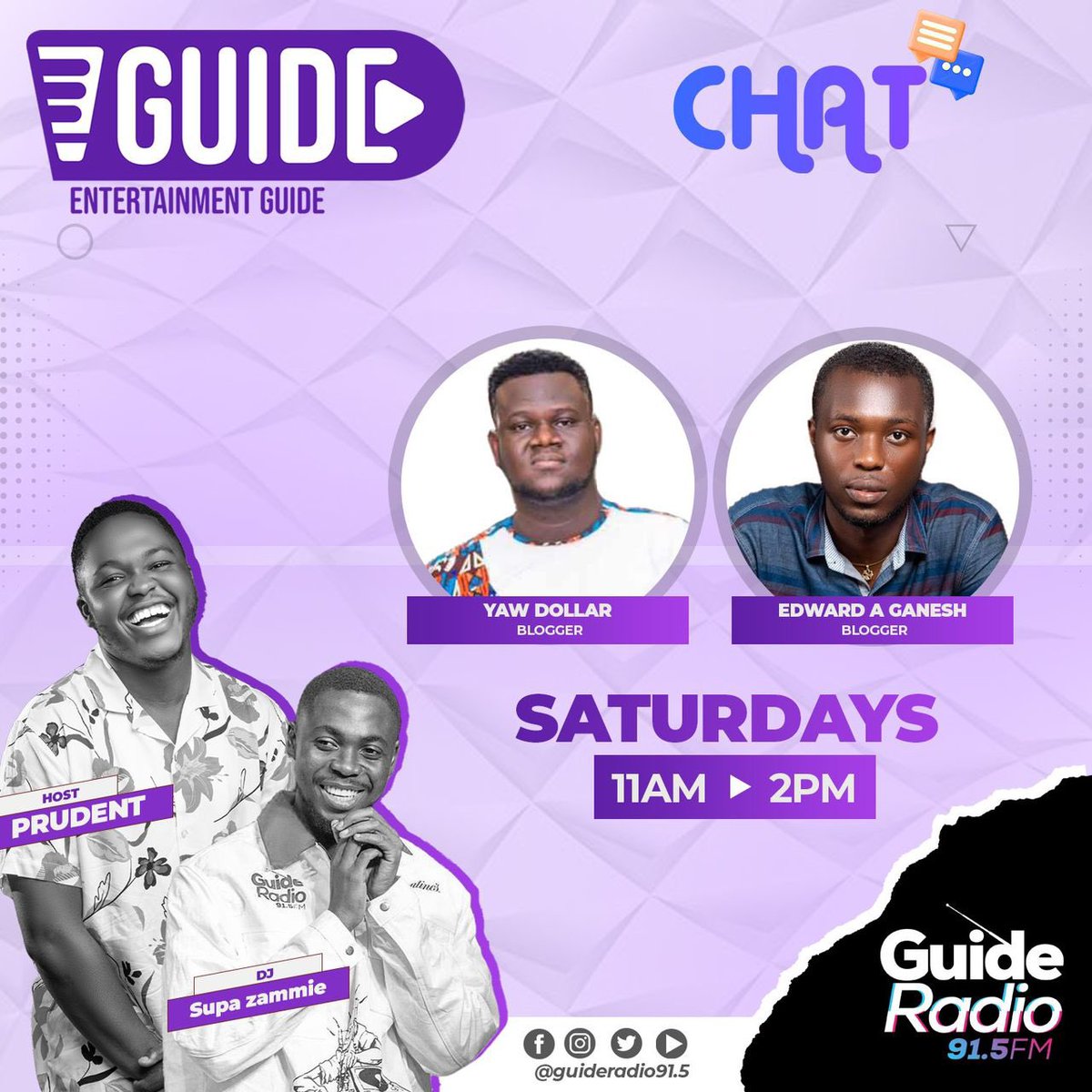 GuideRadio915's tweet image. Happy to have @LaliXLola1 come through to speak with @wallace_prudent and @Supa_Zammie on #EGuide.
Tune in to 91.5 FM or tap the link ⬇️
dailyguidenetwork.com/guide-radio-li…
#TheNewWave