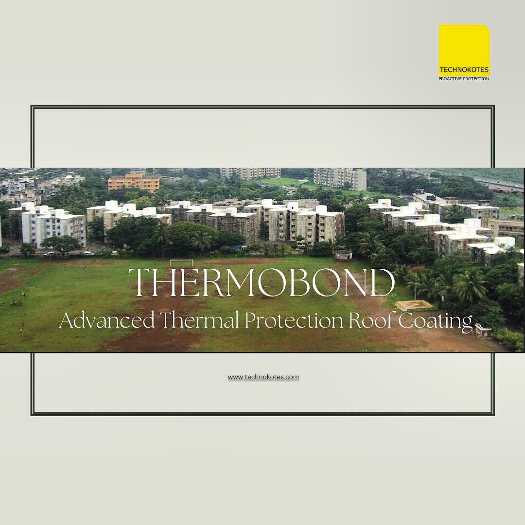 technokotes's tweet image. Cool roofs = cooler homes! Make your roof 100% waterproof and reflective with THERMOBOND by TECHNOKOTES. Save money on energy bills and protect the environment! #coolroofs #waterproofing #Thermobond  #CoolerBuildings #ClimateActionNow #Technokotes #BeatTheHeat #ClimateFriendly