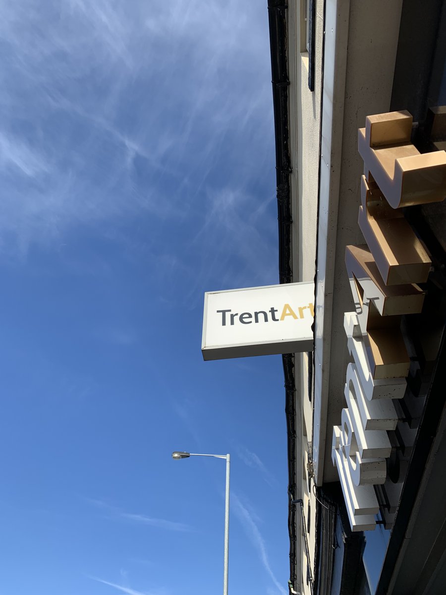 It is a glorious Easter Saturday morning here in #NewcastleunderLyme and we are open as normal, come an enjoy the blue skies and have a browse in the Gallery.