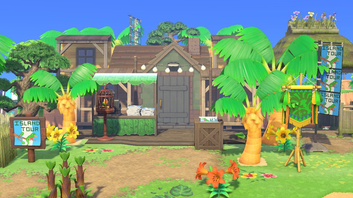 Wiltwist2's tweet photo. Hi
Here are pictures of my tropical zone. Tourism office and bar.
Have a good day
Coucou à tous
On continue avec l office du tourism et le bar de la zone tropicale
Bonne journée
#AnimalCrossing #ACNH #NintendoSwitch #ACNHDesigns #acnhinspo #ACNHbuilt #ACNHdeco https://t.co/XuEe0IcMI6