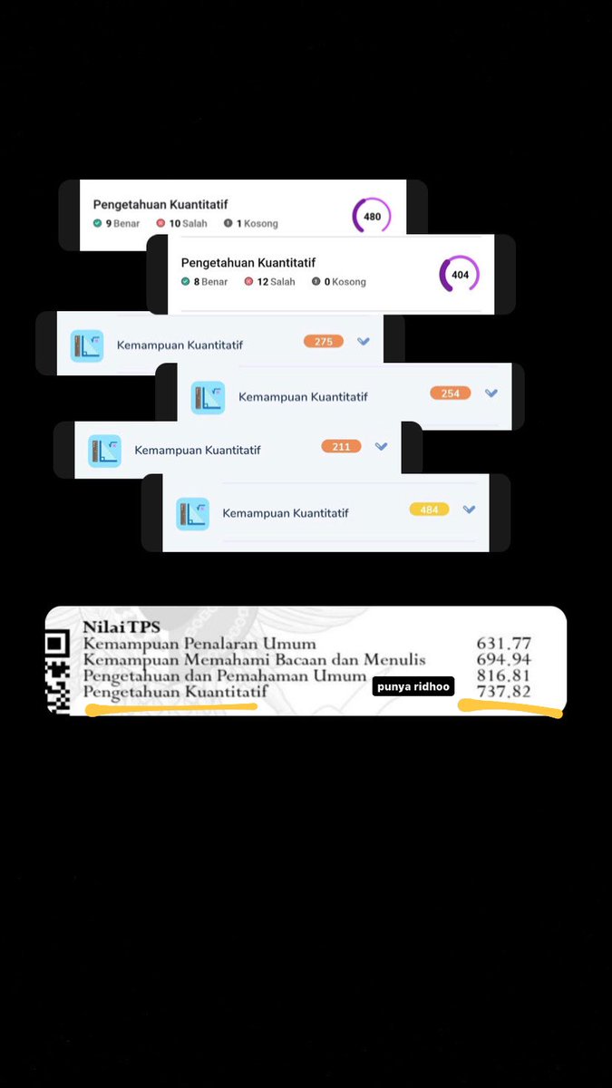 gascumlaude's tweet image. H-1 BULAN UTBK NILAI PK MASIH SEGITU2 AJA?🤯

Coba sinii aku spill caraku dapetin nilai skor PK UTBK 730+ H-1 bulan padahal nilai skor tryout PK cuman stuck di 200-400an, tanpa bimbel offline dan cuma modal YOUTUBE 👍