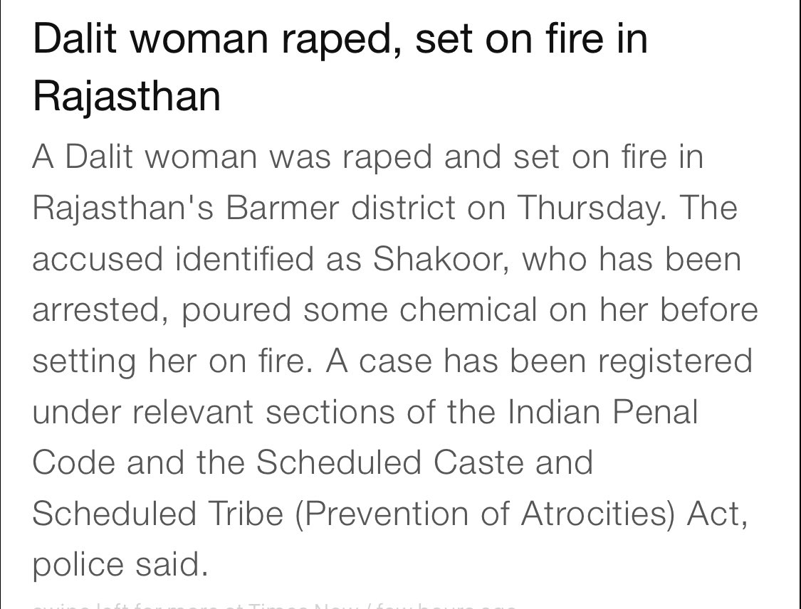 sushantijs's tweet photo. I predicted this after #HathrasRape that now they will make sure to kill Dalit women after raping them.
Till when our sisters are going to be raped like this? @ashokgehlot51 @PMOIndia @AmitShah https://t.co/i838ose7AK