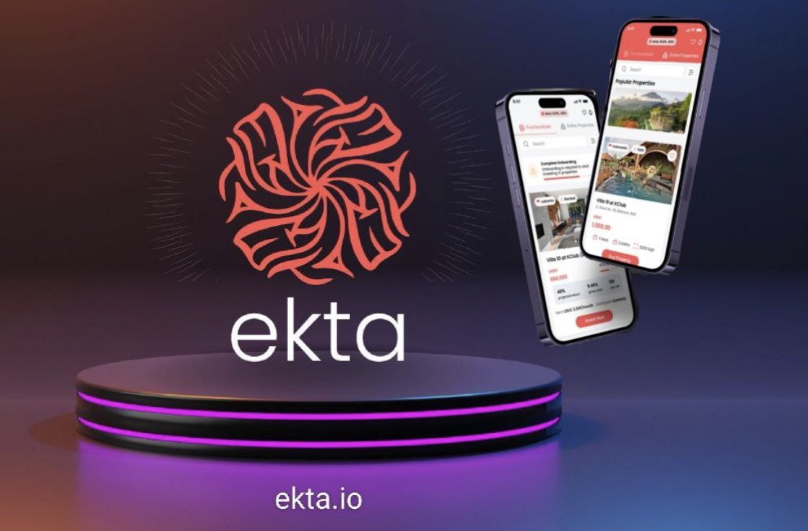 CelticHizz's tweet photo. If you want a small cap with HUGE potential $Ekta is a Sleeping Giant

@Ekta_RealEstate App launch is soon and all the 2 years of development and legal’s ticked off ✅

#Ekta is ready to bring Mass Adoption for #Crypto
NFA and please DYOR 👏
@Ekta_RealEstate @EktaChain https://t.co/cwGEOsSTLP
