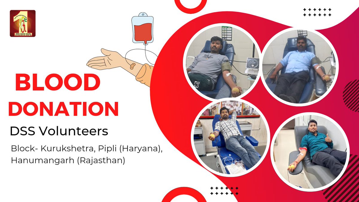 Dera Sacha Sauda (@dssnewsupdates) on Twitter photo The selfless #DeraSachaSauda volunteers are making a world of difference by donating blood🩸, inspired by the teachings of Saint Dr. <a href="/Gurmeetramrahim/">Dr.GURMEET RAM RAHIM</a> Singh Ji Insan. Their dedication towards saving lives is truly commendable! Let's join hands and support this noble cause. The selfless #DeraSachaSauda volunteers are making a world of difference by donating blood🩸, inspired by the teachings of Saint Dr. <a href="/Gurmeetramrahim/">Dr.GURMEET RAM RAHIM</a> Singh Ji Insan. Their dedication towards saving lives is truly commendable! Let's join hands and support this noble cause.