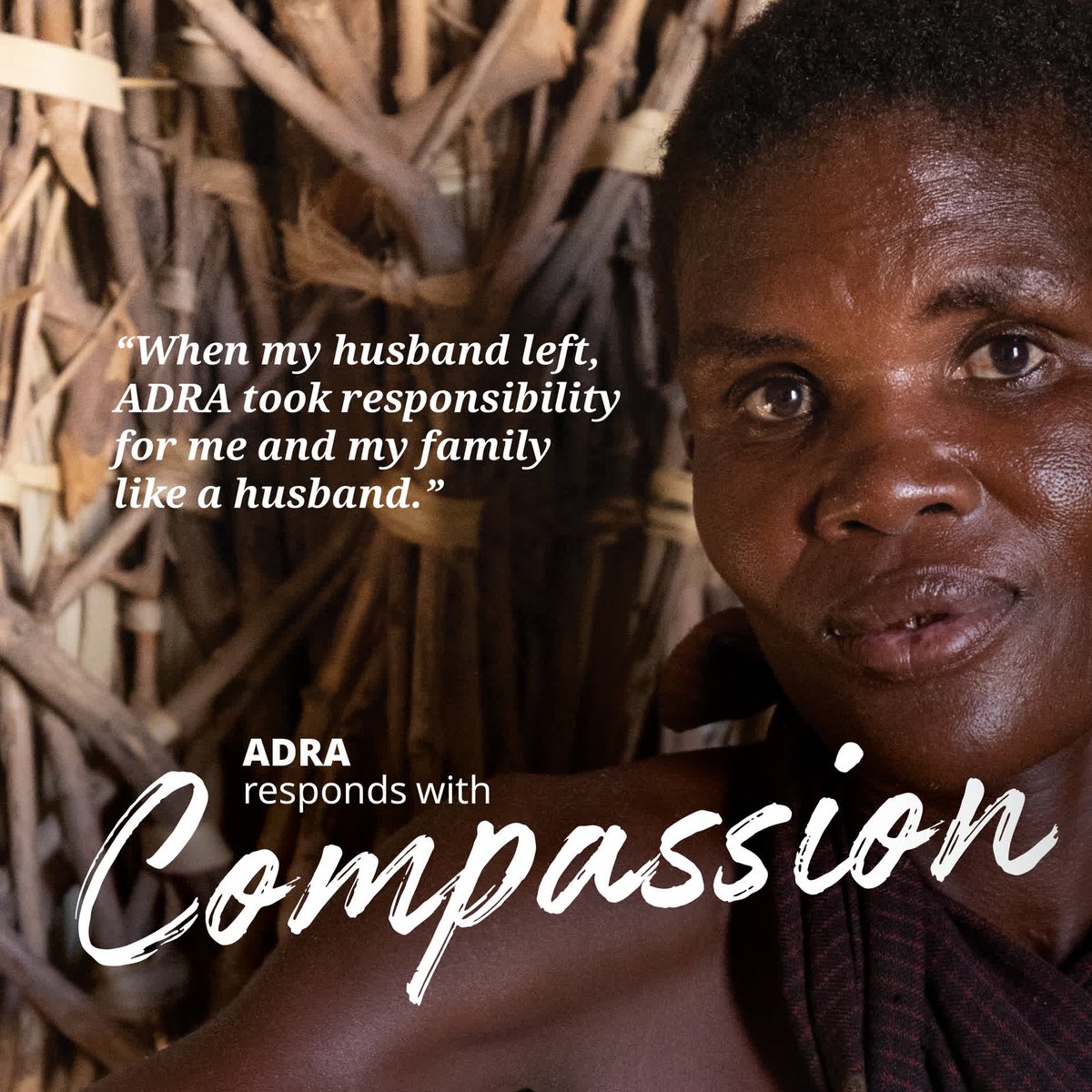 adracanada's tweet image. ADRA responds with Compassion.
“When my husband left, ADRA took responsibility for me and my family like a husband.” With your support, ADRA stands in the gap between distress and relief. Please give generously on May 13.

#compassion #adra #dfro