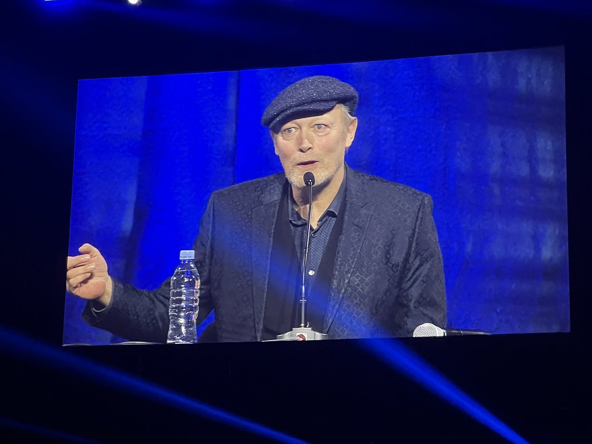 RottenTomatoes's tweet image. Lars Mikkelsen will return to play the live-action version of Thrawn in #Ahsoka.

Watch his shocking entrance at #StarWarsCelebration: