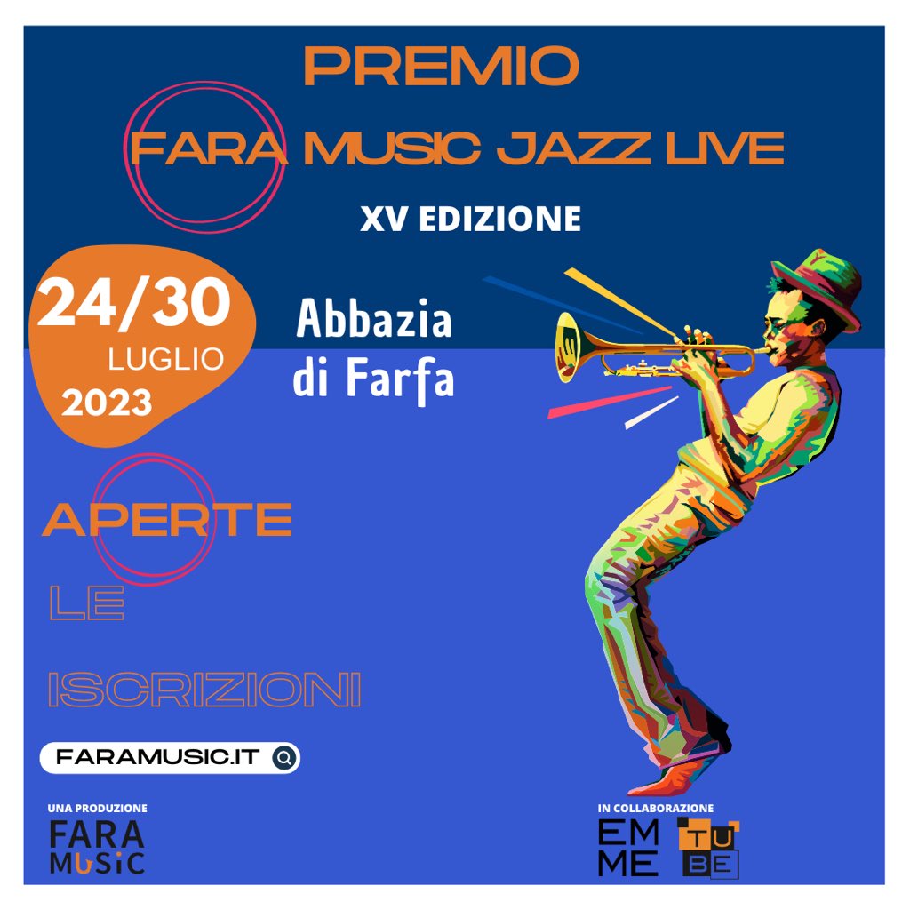 ᴘʀᴇᴍɪᴏ ғᴀʀᴀ ᴍᴜsɪᴄ ᴊᴀᴢᴢ ʟɪᴠᴇ | ᴀᴘᴇʀᴛᴇ ʟᴇ ɪsᴄʀɪᴢɪᴏɴɪ
Il Concorso è aperto a gruppi con un progetto lontano dai canoni della popular music e tendenzialmente jazzistico.
#premio #faramusic #jazz #Live