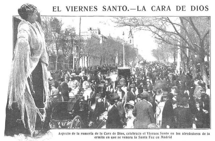 antiguoscafes's tweet photo. La romería más famosa y bulliciosa de #Madrid, en el s. XIX, se llamó de la Cara de Dios y tenía lugar en la #callePrincesa sobre todo el #viernessanto. Os contamos su #historia aquí ✍️
https://t.co/HdgLTVooMN✍️
La popular reliquia, aún ser conserva. ☕️ https://t.co/msJNqsDdCT
