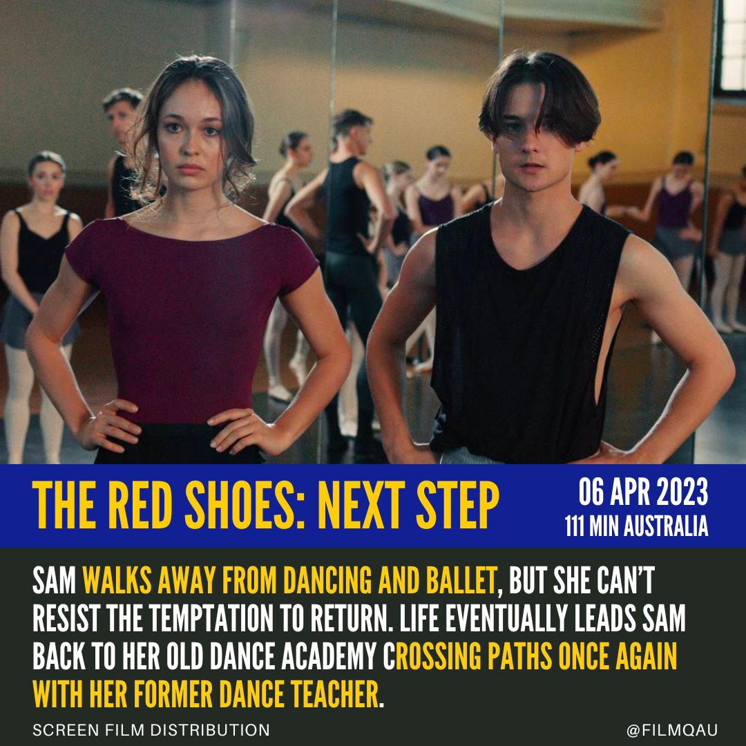 filmqAU's tweet photo. Sam walks away from dancing and ballet, but she can’t resist the temptation to return. Life eventually leads Sam back to her old dance academy crossing paths once again with her former dance teacher.
#filmQ #TheRedShoesNextStep #ScreenFilmDistribution @Screeninc_tweet https://t.co/sgMvxCpNVv