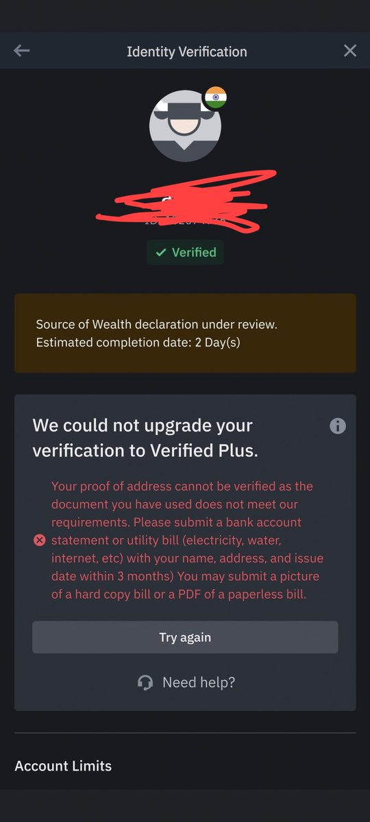 Binance is sending notice to customers like this, where <a href="/binance/">Binance</a>
is asking about 
*current working position
*In which company you're working 
*source of wealth and all

But the main question ❓ is why ? <a href="/cz_binance/">CZ 🔶 BNB</a>, why would anyone tell you about their source of wealth ? It's