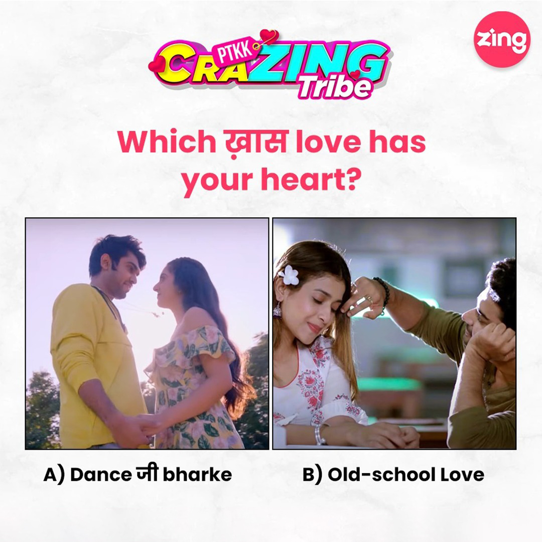 zingtv's tweet photo. Which love will be khaas for you har पल? Tell us ⬇
.
.
.
#PTKKTribe #Tribe #TribeContent #CrazingTribe #PTKK #Comment https://t.co/Cv9SOEcsHQ