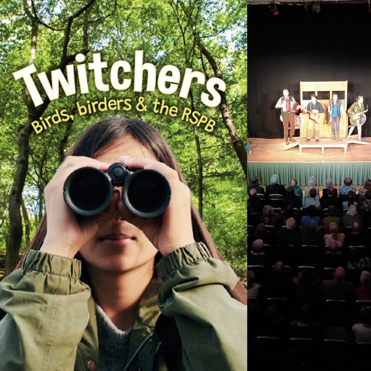 Last night <a href="/mikrontheatre/">Mikron Theatre Company 🇺🇦</a> opened #Twitchers. An all new cast <a href="/bakerr_hannah/">Hannah Baker</a> <a href="/eddieahrenss/">Eddie Ahrens</a> <a href="/HarveyBadger/">Harvey Badger</a>  <a href="/rache_ham/">Rachel Hammond</a> a cracking play from <a href="/poppyholl/">Poppy Hollman 🪶🌍🐑</a> with beautiful music from <a href="/Elsa_Wad/">Dr Amal El-Sawad</a> &amp; <a href="/bexjhughes/">Rebekah Hughes</a>. The warm Marsden home crowd were so supportive. Bring on a cracking summer.