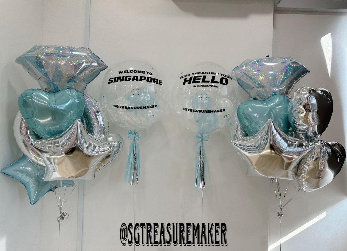 SGtreasuremaker's tweet photo. We have safely delivered the snacks &amp; balloons to the staff earlier! 😆 We hope that TREASURE &amp; the crew enjoy what we have prepared 🫶 Thank you for supporting us! Have a great time at the concert 💙

#TREASURE #트레저 #TREASUREINSG #TREASURE_HELLO_IN_SINGAPORE
@treasuremembers https://t.co/eHpkwI4W4y