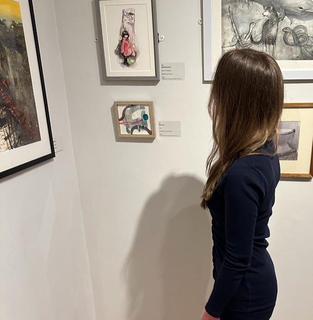 LydiaMcC414141's tweet photo. Last day to see the Royal Institute of Artists in Watercolour 211th exhibition being held in the Mall Galleries in London! 

Was very happy to hear my piece sold and was an absolute pleasure seeing so many amazing water-based works. Definitely left feeling inspired 🎨.
#art https://t.co/B1pONZhNFC
