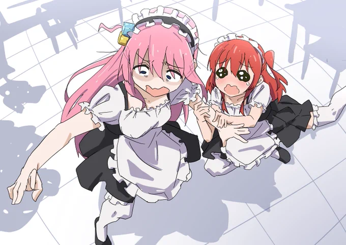後藤と喜多描きました #ぼっち・ざ・ろっく 