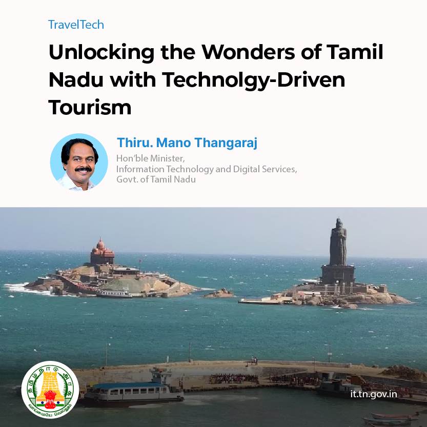Travel tech has revolutionized tourism, promoting the state's heritage and history. It creates opportunities for local businesses and promotes economic growth while preserving our unique cultural heritage. #traveltech #tourism #techforcommonman #tamilnaduforIT