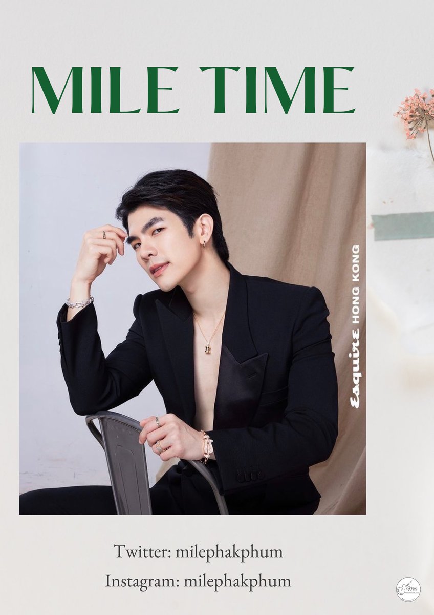 MilephakTrend's tweet photo. ⏳MILE TIME⌛️

Have you finished your lunch?
Please dont forget to eat more while working hard ^_^

@milephakphum 
#MilePhakphum 
#GreenyRose https://t.co/xN1sUs9sAC