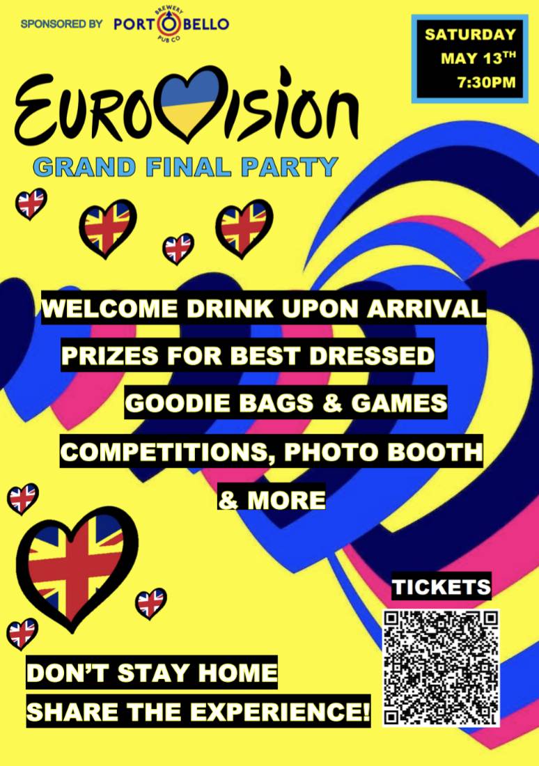 EUROVISION 2023
GRAND FINAL PARTY!
.
DONT STAY HOME
SHARE THE EXPERIENCE
.
Welcome drinks &amp; Goodie bags upon arrival, competitions &amp; prizes all night, Dressing up very much encouraged!
.
TICKETS:
ow.ly/OmfV50NEuMf
.
#Eurovision #Eurovision2023 #UnitedByMusic #picturehouse