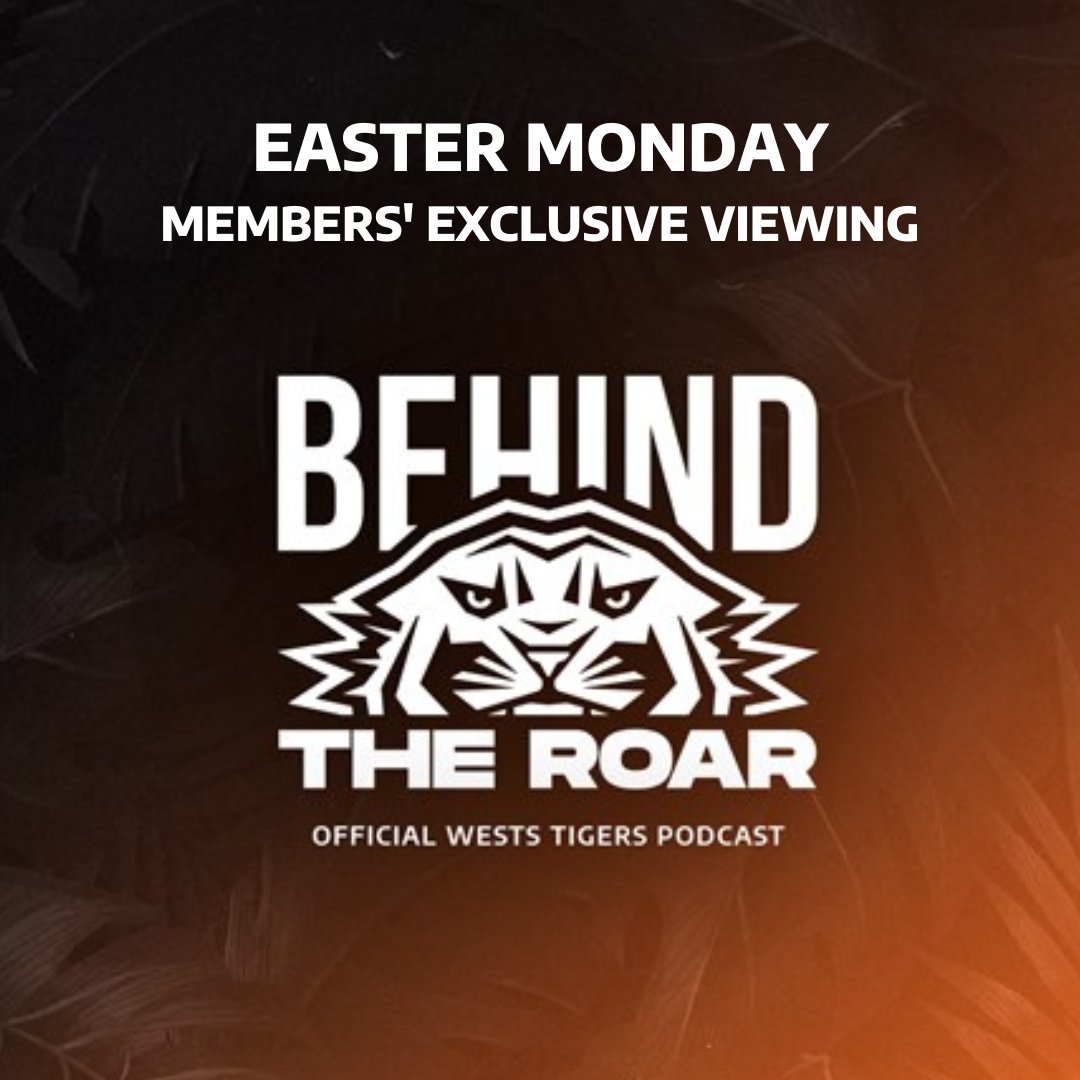 Easter Monday Member Exclusive 🚨 Members, watch Behind The Roar live this Easter Monday! Chris will be joined by Chris Lawrence and Pat Richards, at 1:45 pm at the Members Bar. If you haven't yet redeemed your ticket for Easter Monday, this is your reminder! 🎙️ #behindtheroar
