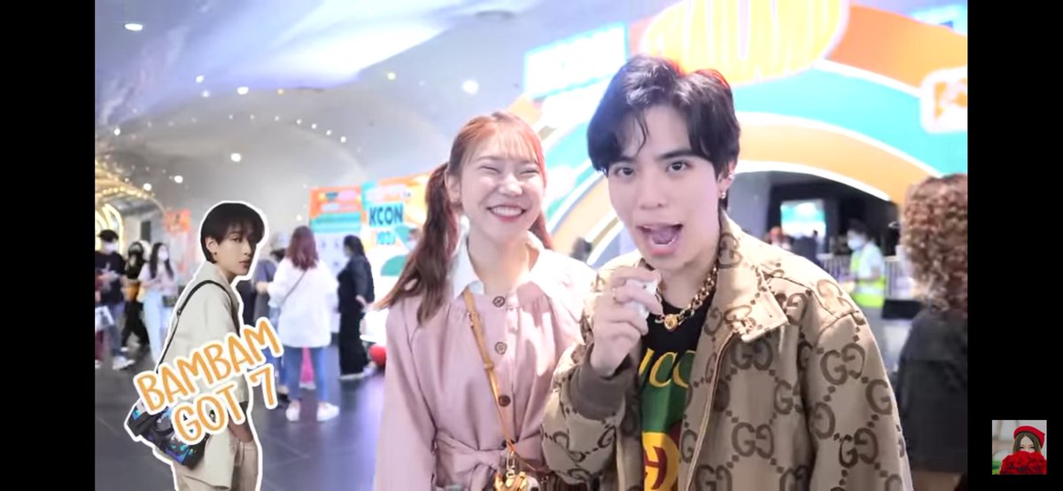 MTManthana's tweet photo. น้องน้ำหนึ่ง อาจุมม่า เป็นแฟนคลับน้องแบมด้วย น่ารัก #BamBam #KCON2023THAILAND #bambamkcon2023th #AjummaNammy #OppaThuchy
Cr.https://t.co/MbWXXWmVLB https://t.co/FF9xTaqCB9